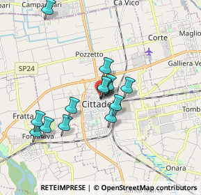 Mappa Piazza Facchetti Faustino, 35013 Cittadella PD, Italia (1.43571)