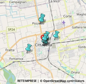 Mappa Piazza Facchetti Faustino, 35013 Cittadella PD, Italia (1.33583)