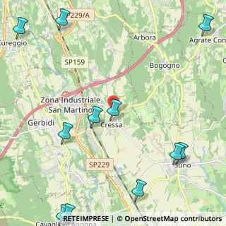 Mappa Via Lirone, 28012 Cressa NO, Italia (3.22)