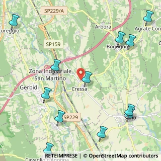 Mappa Via Lirone, 28012 Cressa NO, Italia (3.00833)