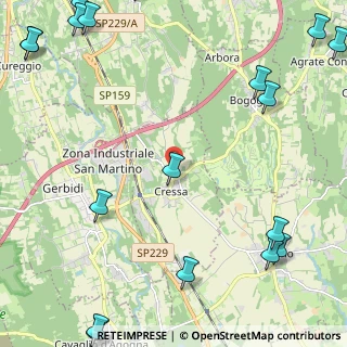 Mappa Via Lirone, 28012 Cressa NO, Italia (3.766)