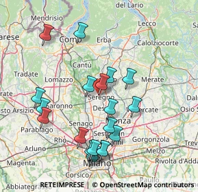 Mappa Via Manfredo Fanti, 20831 Seregno MB, Italia (15.676)