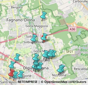 Mappa Via S. Luigi, 21055 Gorla Minore VA, Italia (2.51737)