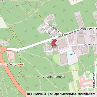 Mappa Via Gabriele D'Annunzio, 10, 21010 Cardano al Campo, Varese (Lombardia)