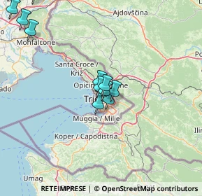 Mappa Via Michelangelo Buonarroti, 34141 Trieste TS, Italia (15.895)