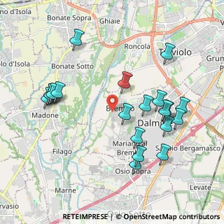 Mappa Via Sertorio, 24044 Dalmine BG, Italia (2.1145)