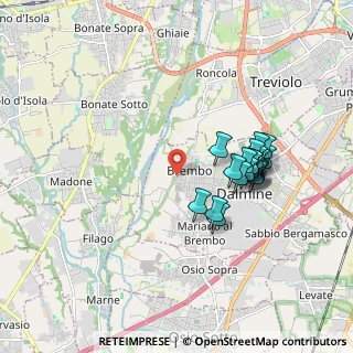 Mappa Via Sertorio, 24044 Dalmine BG, Italia (1.6515)