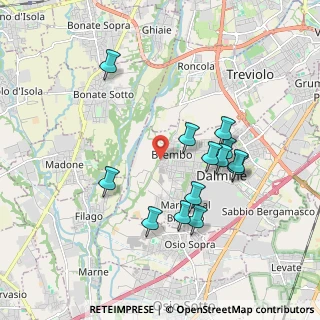 Mappa Via Sertorio, 24044 Dalmine BG, Italia (1.78077)