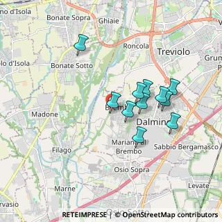 Mappa Via Sertorio, 24044 Dalmine BG, Italia (1.52909)