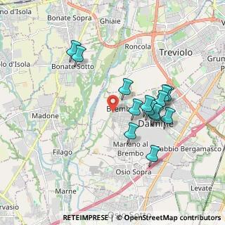Mappa Via Sertorio, 24044 Dalmine BG, Italia (1.65071)