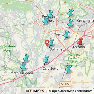 Mappa Via Sertorio, 24044 Dalmine BG, Italia (4.65727)