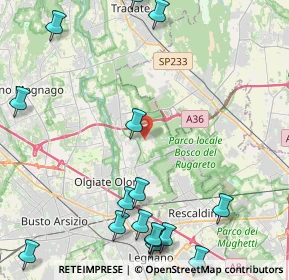 Mappa Via A.Manzoni, 21055 Gorla Minore VA, Italia (5.9525)
