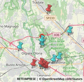 Mappa Via A.Manzoni, 21055 Gorla Minore VA, Italia (4.31667)