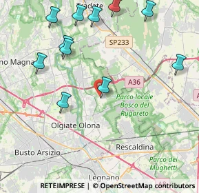 Mappa Via A.Manzoni, 21055 Gorla Minore VA, Italia (4.86455)