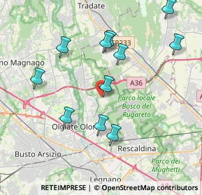 Mappa Via A.Manzoni, 21055 Gorla Minore VA, Italia (3.98818)