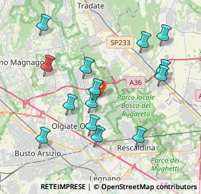 Mappa Via A.Manzoni, 21055 Gorla Minore VA, Italia (4.02071)