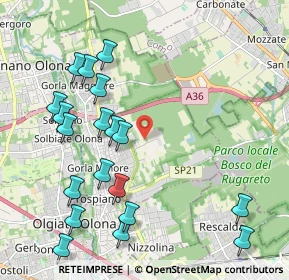 Mappa Via A.Manzoni, 21055 Gorla Minore VA, Italia (2.37737)