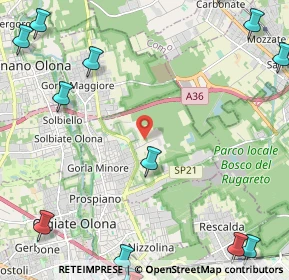 Mappa Via A.Manzoni, 21055 Gorla Minore VA, Italia (3.68563)