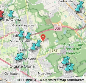 Mappa Via A.Manzoni, 21055 Gorla Minore VA, Italia (3.3475)