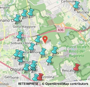 Mappa Via A.Manzoni, 21055 Gorla Minore VA, Italia (2.57)