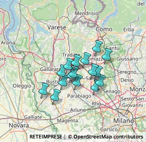 Mappa Via A.Manzoni, 21055 Gorla Minore VA, Italia (9.21813)