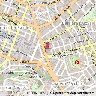 Mappa Via Giosuè Carducci, 22, 34125, 34125 Trieste, Trieste (Friuli-Venezia Giulia)