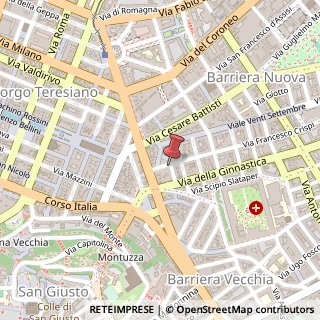 Mappa Via Francesco Crispi, 5a, 34125 Trieste, Trieste (Friuli-Venezia Giulia)