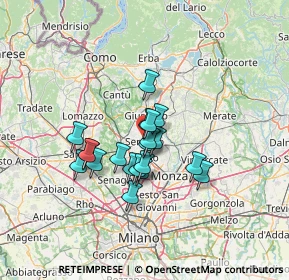 Mappa Via Cavalieri di, 20831 Seregno MB, Italia (9.68)