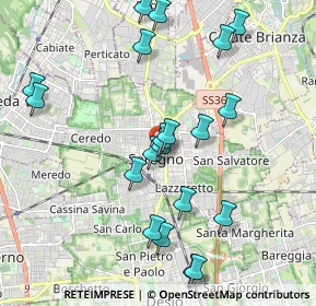 Mappa Vicolo Pozzo, 20831 Seregno MB, Italia (2.0825)