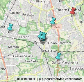 Mappa L.go S. Vittore, 20831 Seregno MB, Italia (1.79545)
