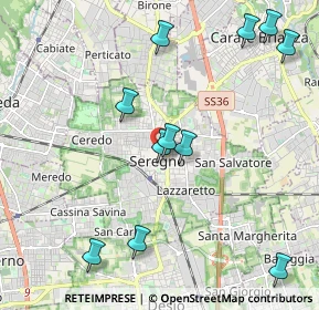 Mappa L.go S. Vittore, 20831 Seregno MB, Italia (2.3)