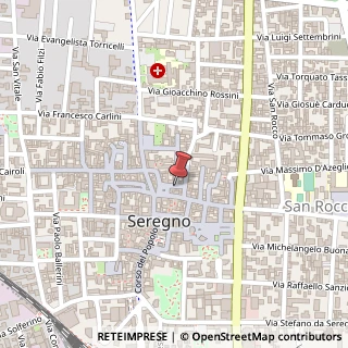 Mappa Vicolo pozzo 9, 20038 Seregno, Monza e Brianza (Lombardia)