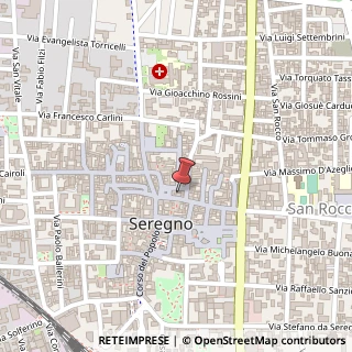 Mappa Piazza Vittorio Veneto, 10, 20831 Seregno, Monza e Brianza (Lombardia)