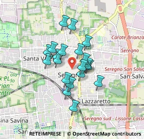 Mappa Vicolo Pozzo, 20831 Seregno MB, Italia (0.61)