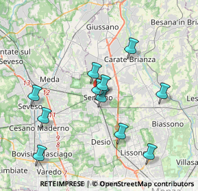 Mappa Vicolo Pozzo, 20831 Seregno MB, Italia (3.63)