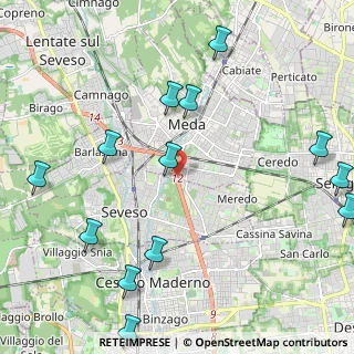 Mappa Via Vignazzola, 20821 Meda MB, Italia (2.74846)