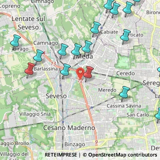 Mappa Via Vignazzola, 20821 Meda MB, Italia (2.80412)
