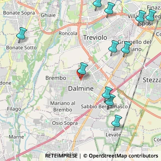 Mappa Via Ragazzi del, 24044 Dalmine BG, Italia (2.88909)