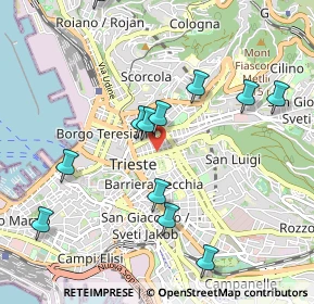 Mappa 34125 Trieste TS, Italia (1.04417)