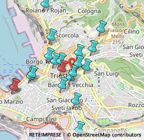 Mappa 34125 Trieste TS, Italia (0.86)