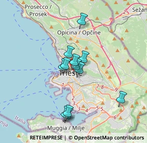 Mappa 34125 Trieste TS, Italia (2.72167)