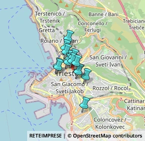 Mappa 34125 Trieste TS, Italia (0.714)