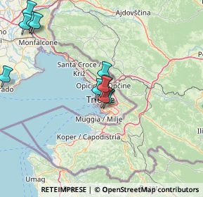 Mappa 34125 Trieste TS, Italia (14.98909)