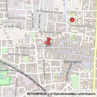 Mappa Via Giuseppe Garibaldi, 82, 20831 Seregno, Monza e Brianza (Lombardia)