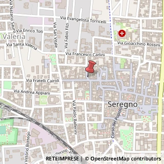 Mappa Piazza Indipendenza, 3, 20831 Seregno, Monza e Brianza (Lombardia)