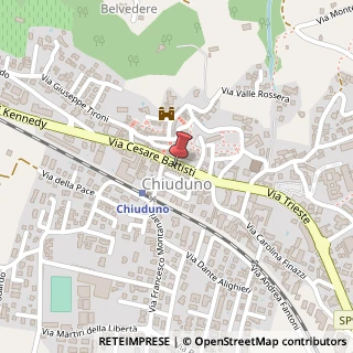Mappa Via C. Battisti, 17, 24060 Chiuduno, Bergamo (Lombardia)