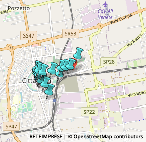 Mappa Via Risorgimento, 35013 Cittadella PD, Italia (0.8105)