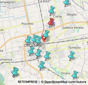 Mappa Via Risorgimento, 35013 Cittadella PD, Italia (2.23533)