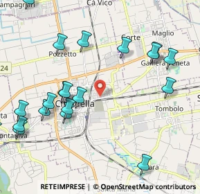 Mappa Via Risorgimento, 35013 Cittadella PD, Italia (2.5385)