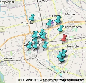 Mappa Via Risorgimento, 35013 Cittadella PD, Italia (1.5145)